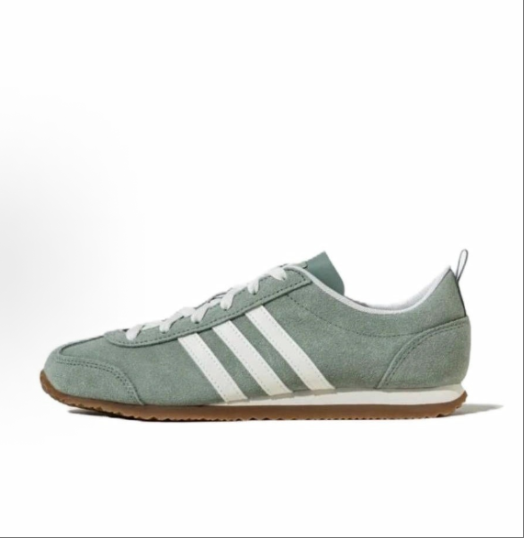 adidas VS JOG 2.0 Comfortable, versatile, anti-slip, wear-resistant, low-top casual shoes for men and women, blue