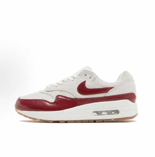 Nike Air Max 1 trendy low-top casual shoes for both men and women in white and black