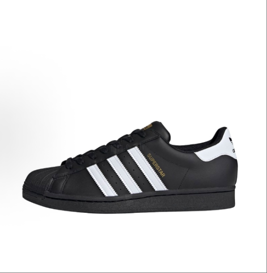 adidas originals SUPERSTAR Adv durable low-top sneakers, black and white for both men and women