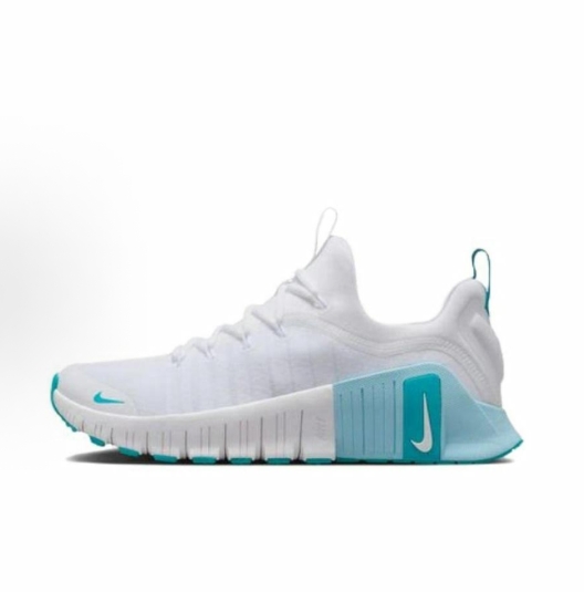 Nike Free Metcon 6 is a comfortable and versatile low-top training shoe in white, suitable for both men and women