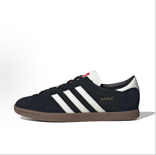 adidas originals Stadt Comfortable, versatile, thin-soled, anti-slip, wear-resistant, low-top sneakers, black for both men and women