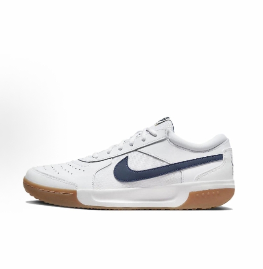Nike Court Lite 3 Zoom low-top tennis shoes for men and women in white and blue