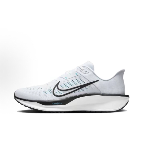 Nike Quest 6 sports comfort low-top running shoes for men and women in black, white and grey
