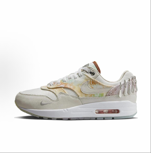 Nike Air Max 1 '86 PRM comfortable and versatile low-top casual shoes for both men and women in black, blue and pink