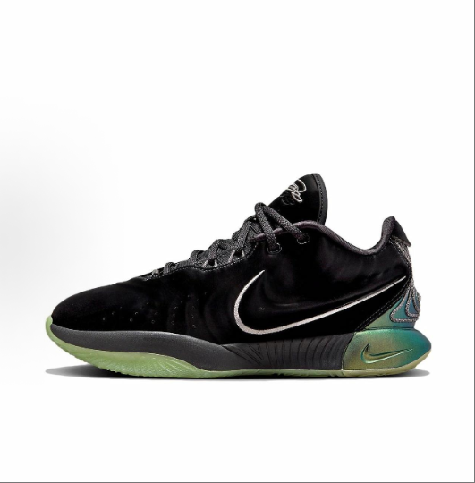 Nike Lebron 21 Comfortable Casual Low-top Life Casual Shoes for Men and women in green
