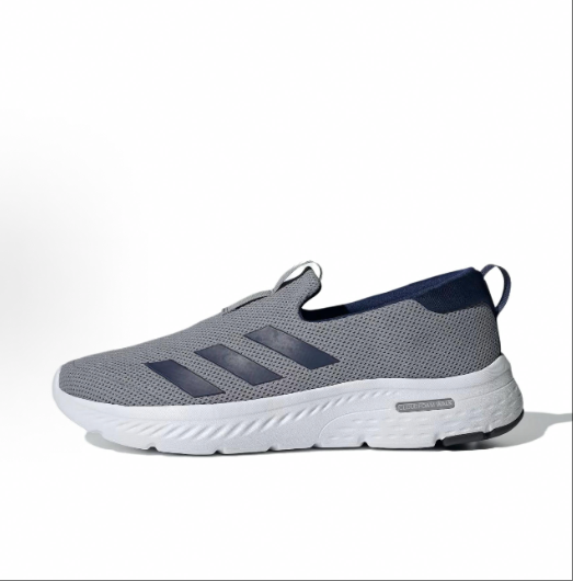 adidas Cloudfoam mesh surface versatile anti-slip low-top casual shoes for men and women in black and white