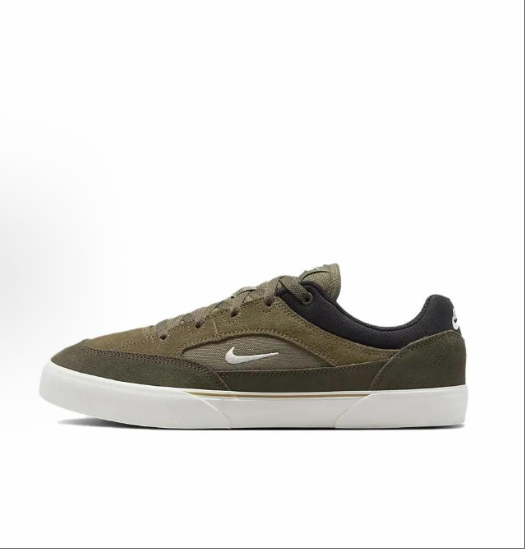 Nike SB MALOR Fashion Series Soft, comfortable, thin-soled, anti-slip, wear-resistant, low-top sneakers, man and women Khaki color >