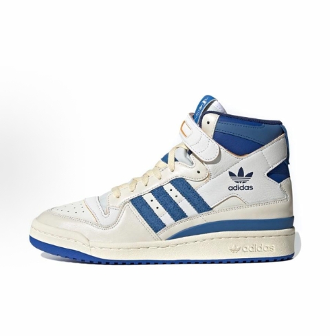 MARVEL/ Marvel x adidas originals FORUM 84 Hi Two-layer Cowhide top-layer cowhide Marvel Collaboration Wrapped Anti-slip Wear-resistant Lightweight High-top Sneakers for men and women