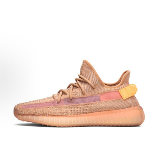 adidas originals Yeezy Boost 350 V2 Comfortable, versatile, low-top casual shoes for men and women in gray and orange