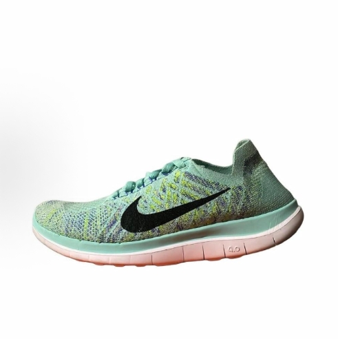 Nike Free RN 4.0 Barefoot fabric anti-slip lightweight low-top casual running shoes for men and women - Rainbow