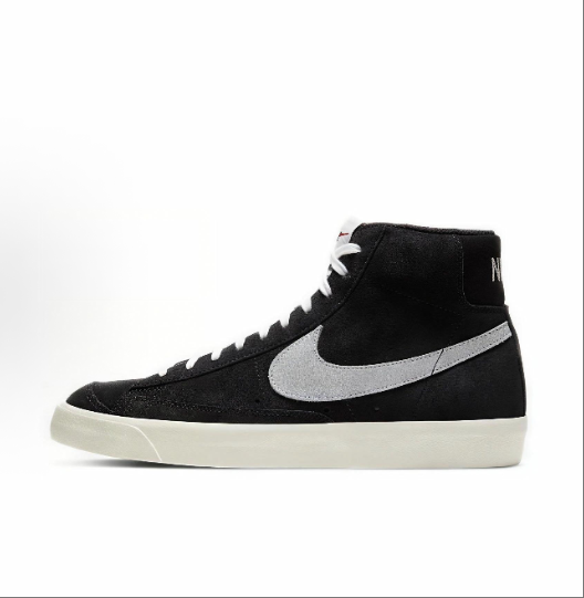 Nike Blazer 77 Vintage vintage thick-soled height-increasing mid-top sneakers for both men and women in white and black