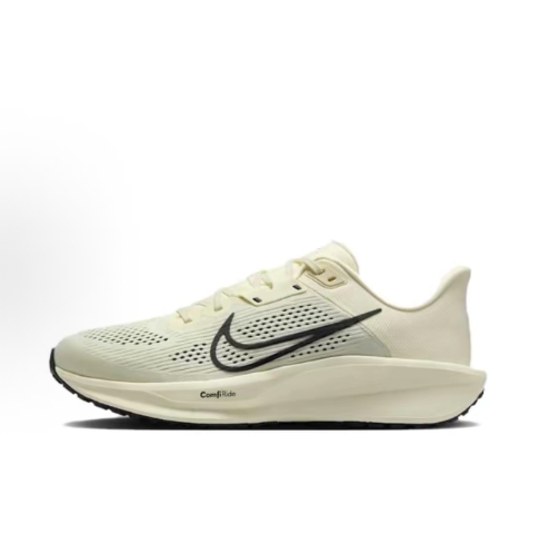 Nike Quest 6 sports comfort low-top running shoes for men and women in black, white and grey