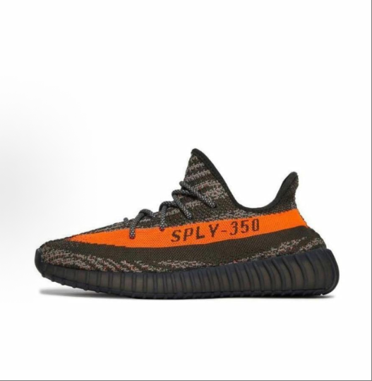 adidas originals Yeezy Boost 350 V2 Comfortable, versatile, low-top casual shoes for men and women in gray and orange