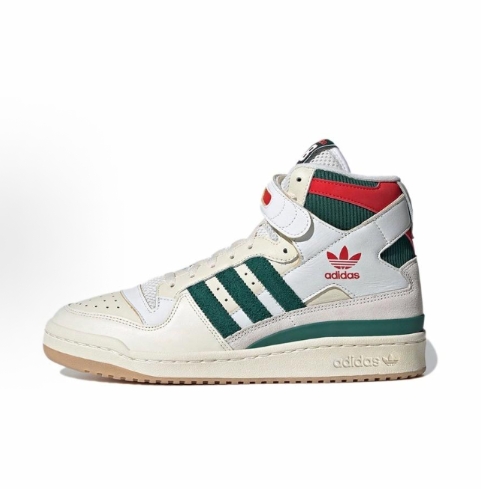 MARVEL/ Marvel x adidas originals FORUM 84 Hi Two-layer Cowhide top-layer cowhide Marvel Collaboration Wrapped Anti-slip Wear-resistant Lightweight High-top Sneakers for men and women