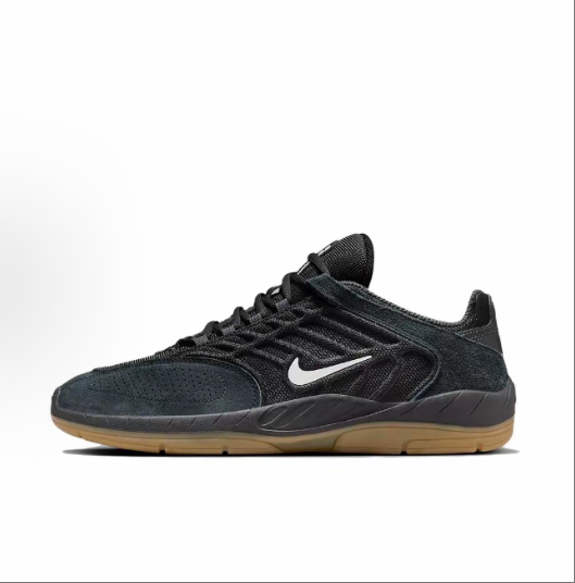 Nike Sb Vertebrae suede comfortable, versatile, shock-absorbing, wear-resistant, low-top casual shoes for men and women, red