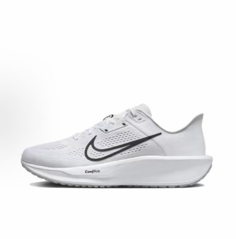 Nike Quest 6 sports comfort low-top running shoes for men and women in black, white and grey