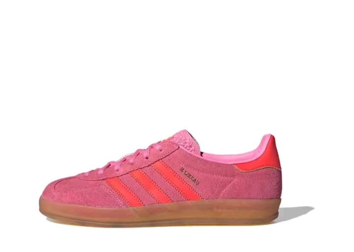 adidas originals GAZELLE INDOOR wear-resistant low-top board shoes for men and women with red and white
