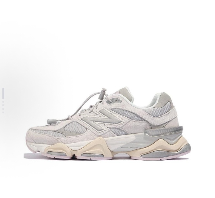 New Balance NB 9060 Fabric Synthetic leather Leather trend Retro sport cushioned low-top living casual shoes for men and women alike off-white