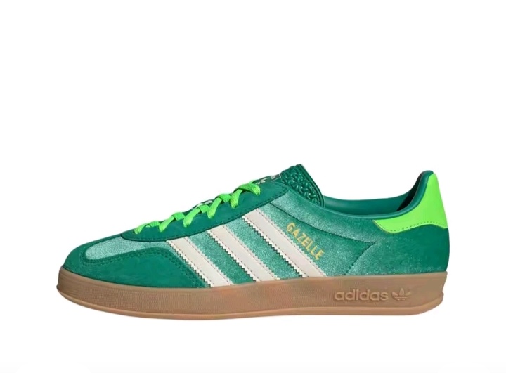 adidas originals GAZELLE INDOOR wear-resistant low-top board shoes for men and women with red and white