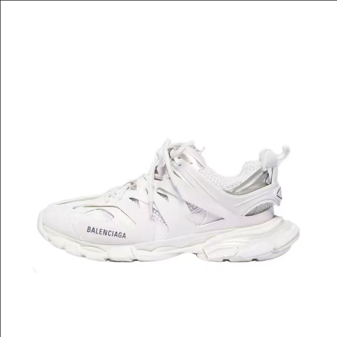 Balenciaga Track 1.0 track led trainers Stylish, retro, anti-slip, lightweight, low-top Dad shoes for Man and woman in black