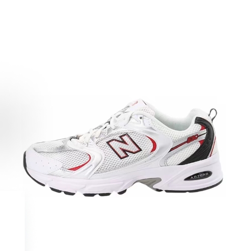 New Balance NB 530 Retro sports breathable low-top casual running shoes for both men and women, grayish yellow, D wide