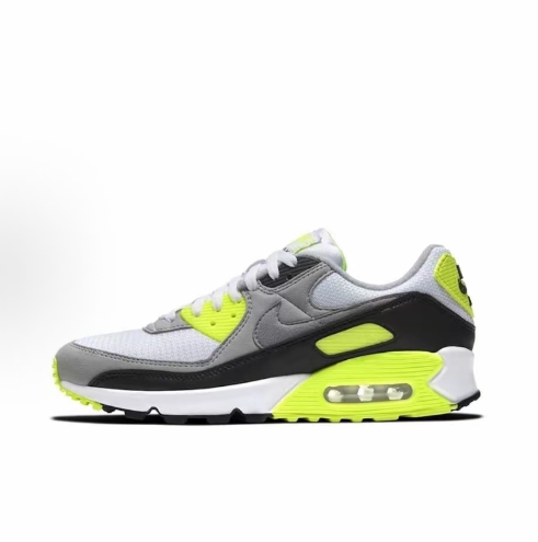 Nike Air Max 90 is a comfortable, versatile, anti-slip, wear-resistant, low-top casual running shoe for both men and women in blue, black and brown