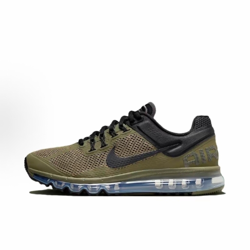 Nike Air Max 2013 comfortable, versatile, anti-slip, wear-resistant, low-top casual running shoes, yellow for both man and women