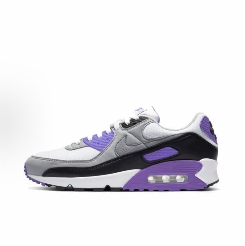 Nike Air Max 90 is a comfortable, versatile, anti-slip, wear-resistant, low-top casual running shoe for both men and women in blue, black and brown