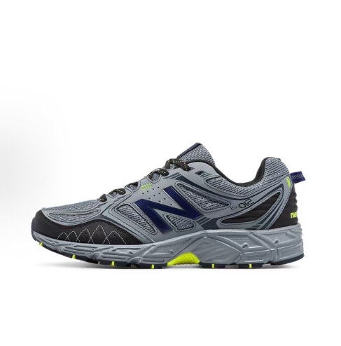 New Balance NB 510 Retro, versatile, shock-absorbing, anti-slip, wear-resistant, lightweight, mid-top casual urban commuting running shoes for men and women, Navy blue, D-width