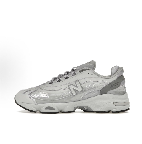 New Balance NB 1000 Round-toe comfortable low-top Casual Running Shoes for Men and women in gray and silver