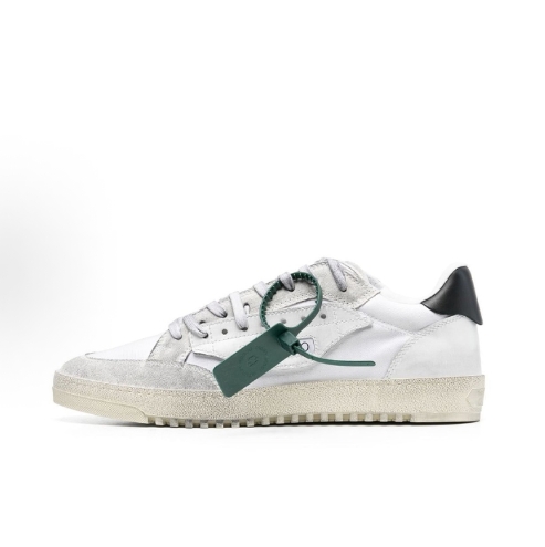 OFF-WHITE fashionable and versatile casual vulcanized sports low-top sneakers for men and women in white