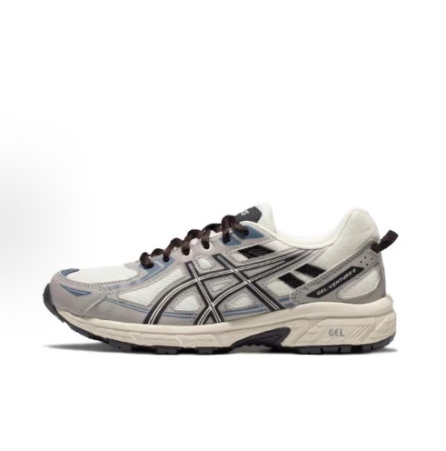 Asics Gel-Venture 6 low-top running shoes in silver for both men and women