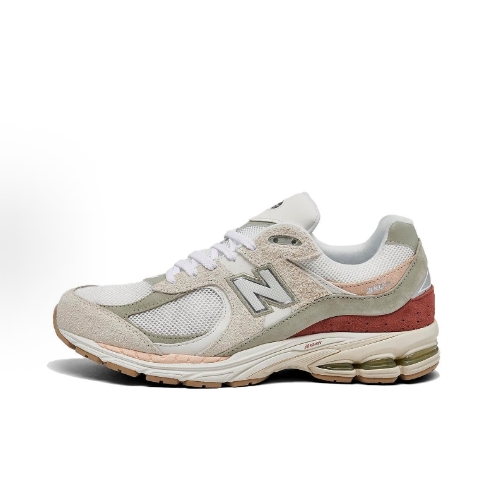 New Balance NB 2002R Comfortable fabric leather anti-slip support lightweight height-increasing low-top running shoes for men and women in medium grey