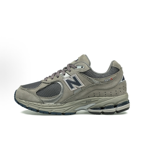 New Balance NB 2002R Comfortable fabric leather anti-slip support lightweight height-increasing low-top running shoes for men and women in medium grey
