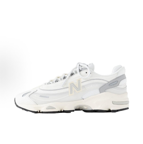 New Balance NB 1000 Round-toe comfortable low-top Casual Running Shoes for Men and women in gray and silver