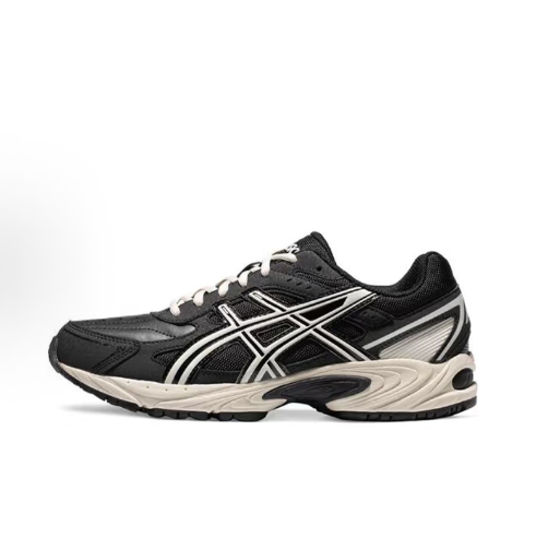 Asics Gel-170 fabric synthetic leather Oxford cloth casual low-top dad shoes, black for both men and women
