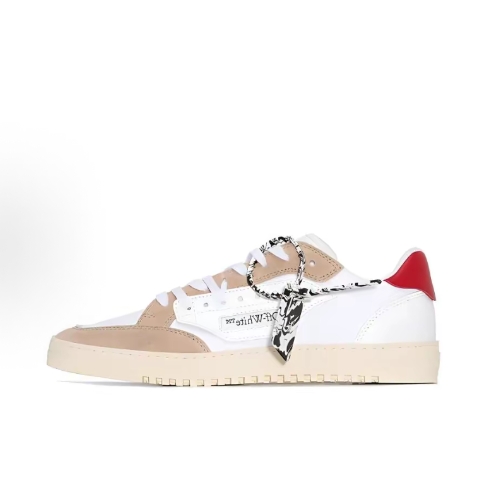 OFF-WHITE fashionable and versatile casual vulcanized sports low-top sneakers for men and women in white