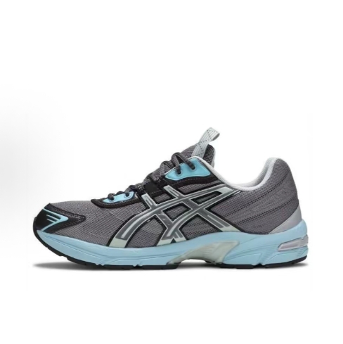 Asics Gel-1130 Y2K Retro millennial style low-top running shoes in silver grey for both men and women