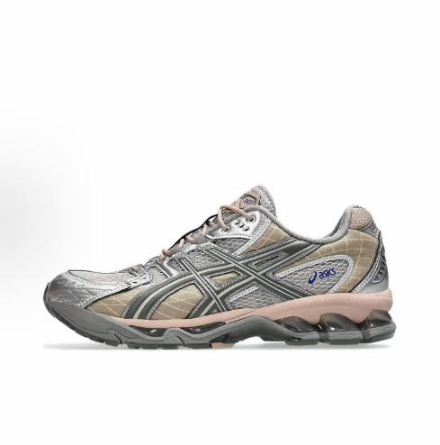 Asics GEL-Nimbus 10.1 tilting toe shoes Retro avant-garde Trendy patchwork low-top running shoes for men and women in silver, black and brown