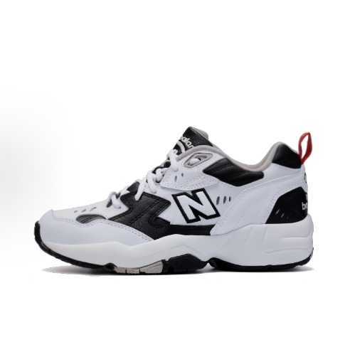 New Balance NB 608 V1 is a comfortable and versatile low-top training shoe for men and women in black and white