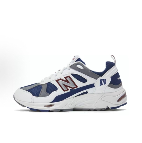 New Balance NB 878 Mesh fabric sports anti-slip lightweight low-top casual shoes for men and women, gray-black