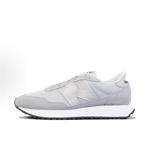 New Balance NB 237 Retro and comfortable fabric two-layer cowhide low-top casual running shoes for both men and women