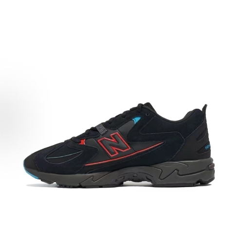 New Balance NB 828 Mesh fabric synthetic leather sports shock-absorbing, anti-slip, wear-resistant, breathable low-top casual shoes for men and women in black and white