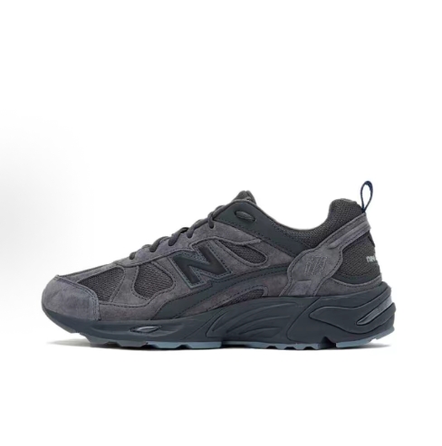 New Balance NB 878 Mesh fabric sports anti-slip lightweight low-top casual shoes for men and women, gray-black