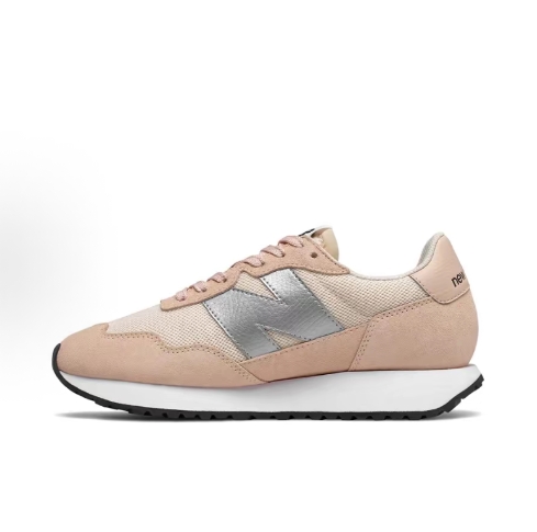 New Balance NB 237 Retro and comfortable fabric two-layer cowhide low-top casual running shoes for both men and women