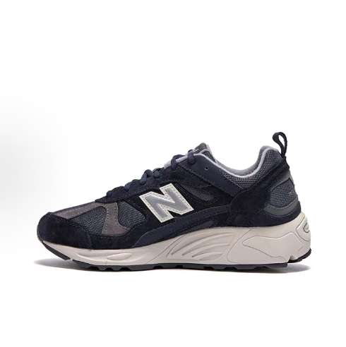 New Balance NB 878 Mesh fabric sports anti-slip lightweight low-top casual shoes for men and women, gray-black