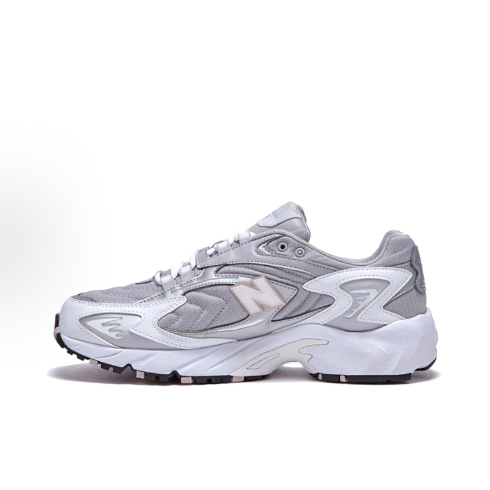 New Balance NB 725 Comfortable sports shock-absorbing, anti-slip, wear-resistant, breathable, low-top casual running shoes for men and women, beige silver grey