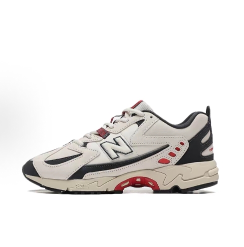 New Balance NB 828 Mesh fabric synthetic leather sports shock-absorbing, anti-slip, wear-resistant, breathable low-top casual shoes for men and women in black and white