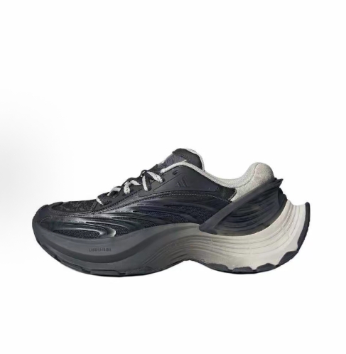 adidas XLG MTW series comfortable and versatile artificial leather, high and low top training long-distance running, urban commuting running shoes for men and women, white and silver