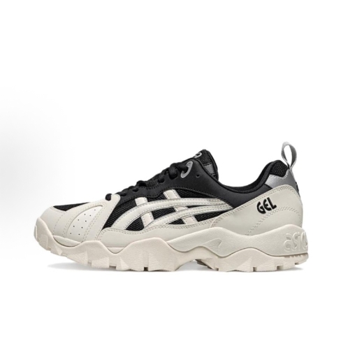 Asics Gel-Truck mesh fabric synthetic leather Versatile, comfortable, anti-slip, lightweight, low-top casual shoes for men and women, beige black